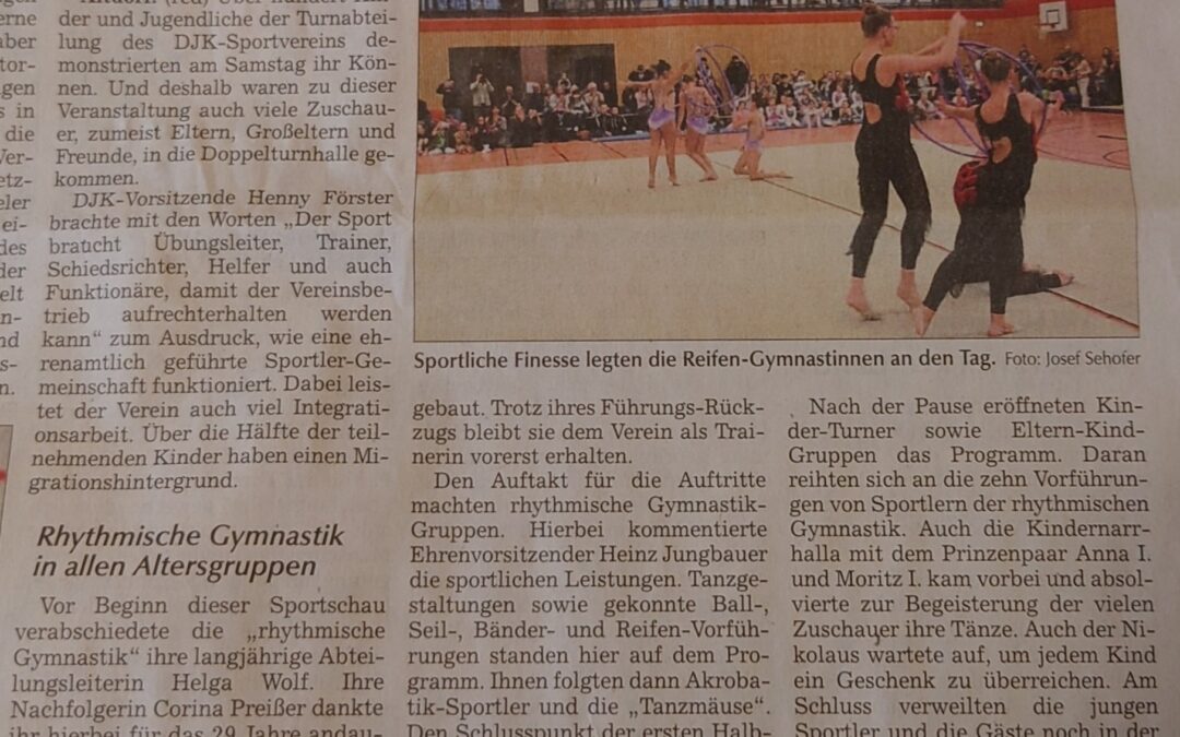 Kinderturner-Adventsfeier 29.11.2025