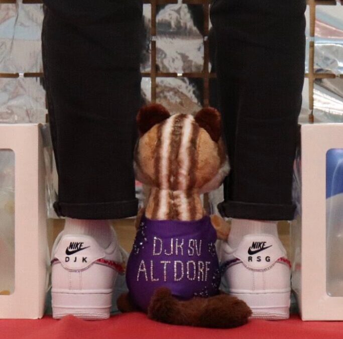Es hat geholfen – das Maskottchen der Gymnastinnen